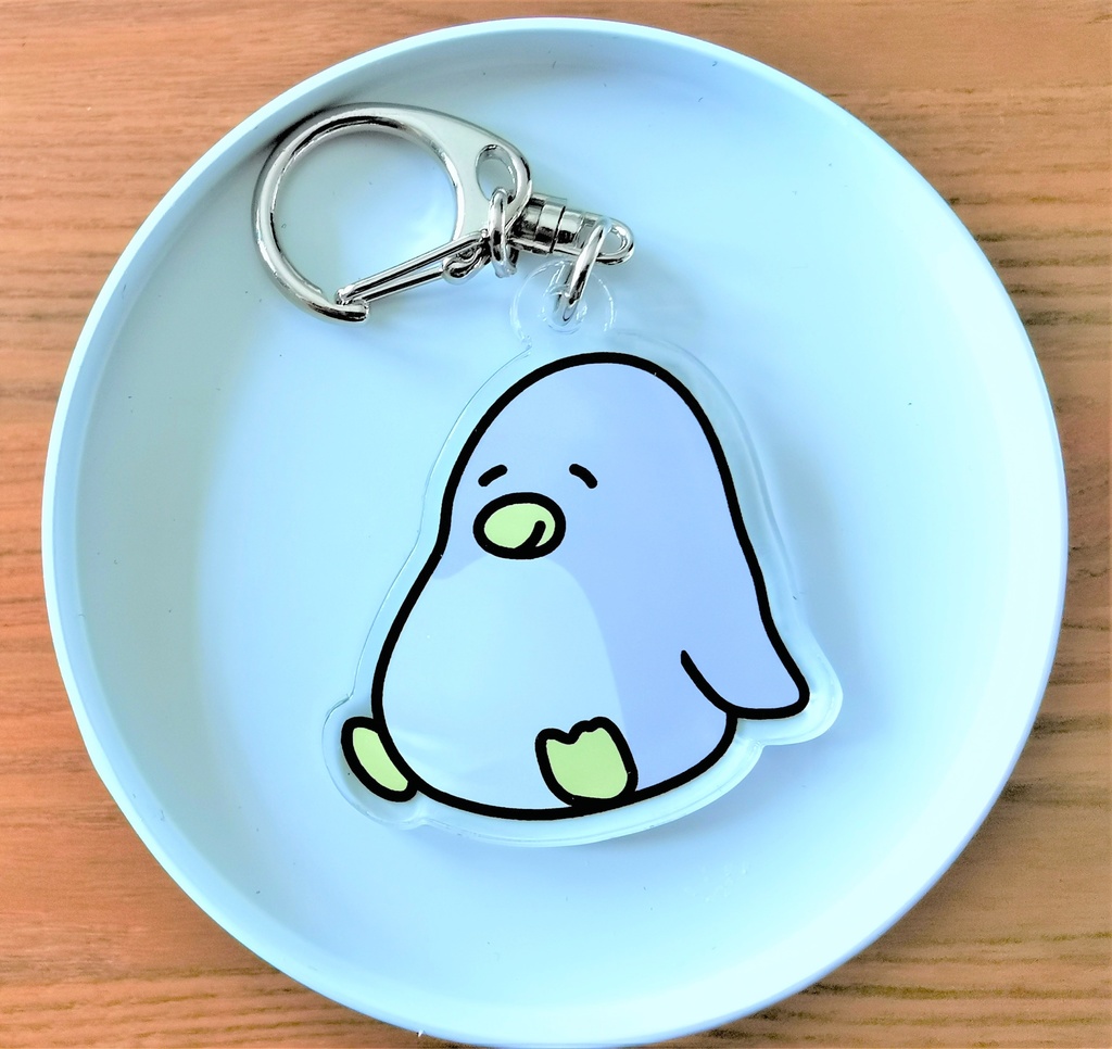 おすわりペン太 アクリルキーホルダー