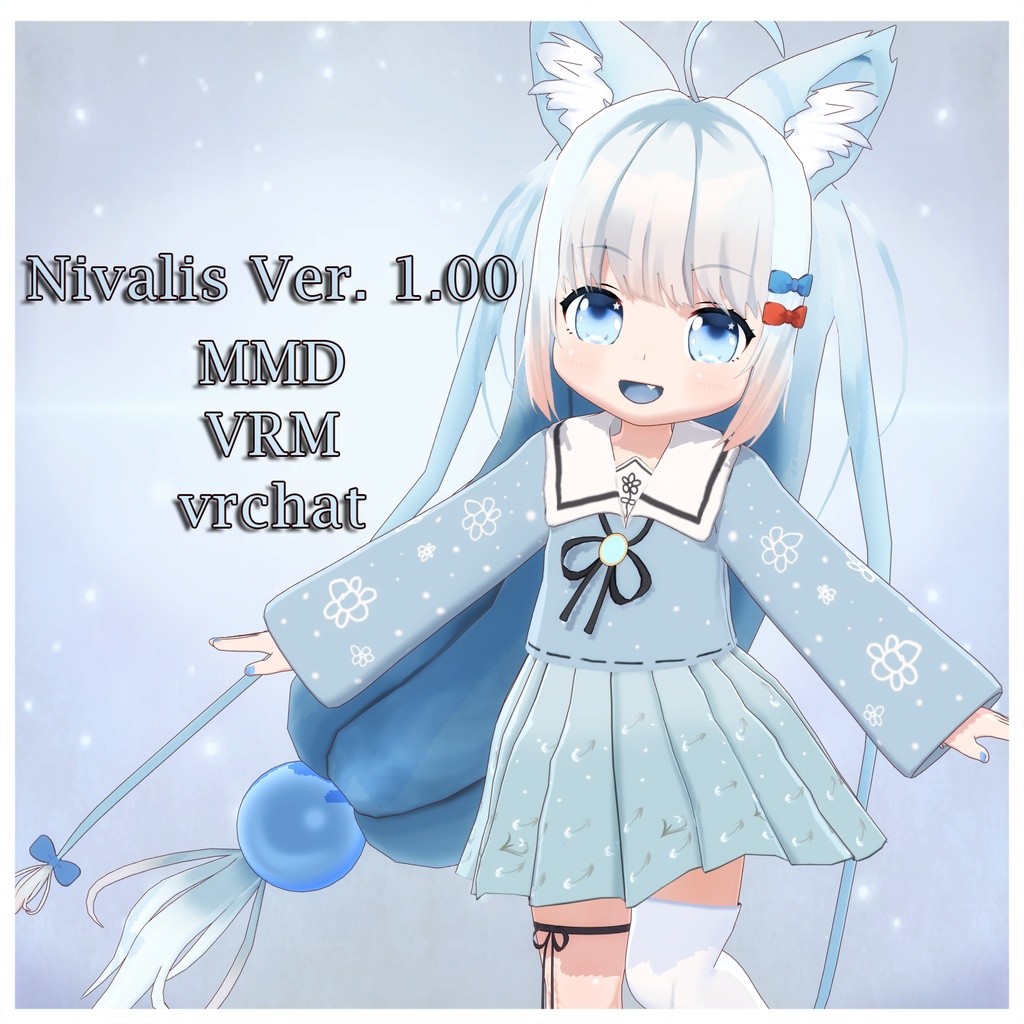 Nivalis MMD/VRM/vrchat Ver. 1.00