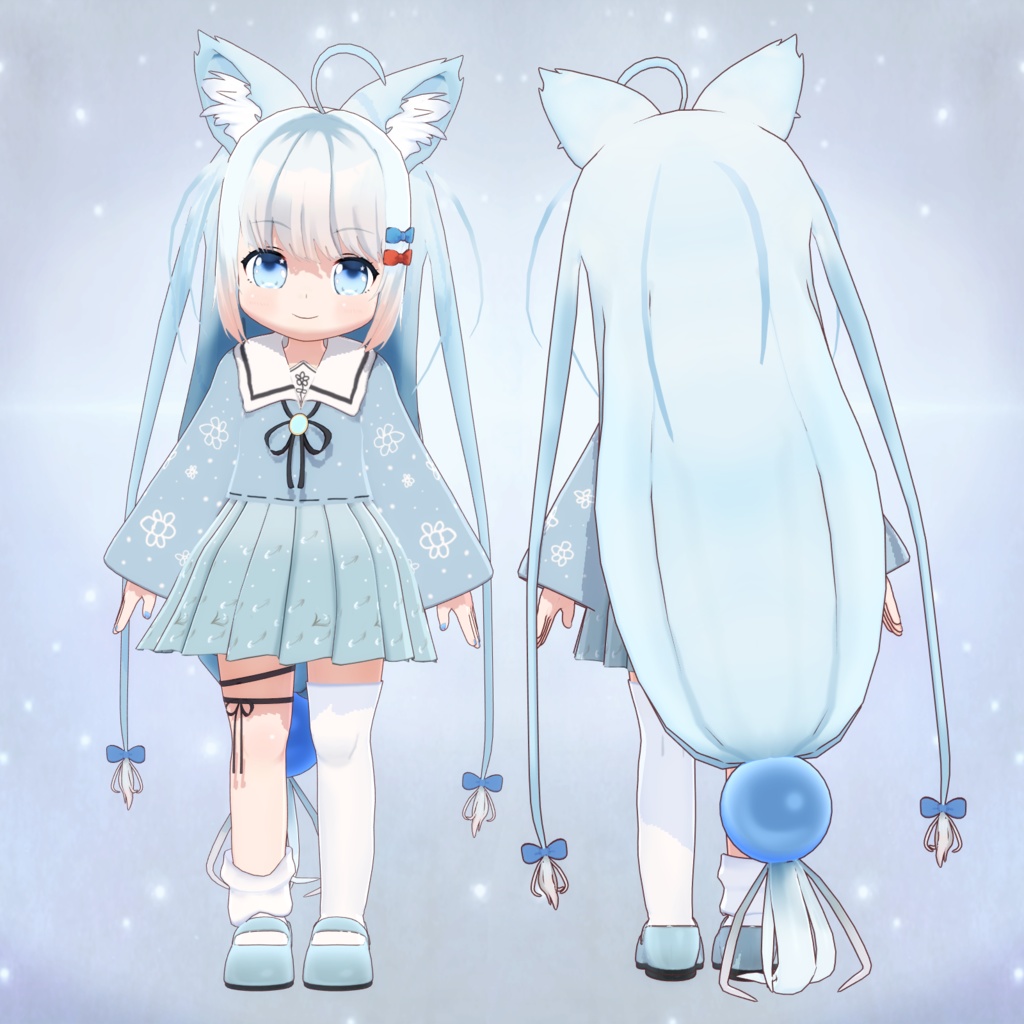 Nivalis MMD/VRM/vrchat Ver. 1.00