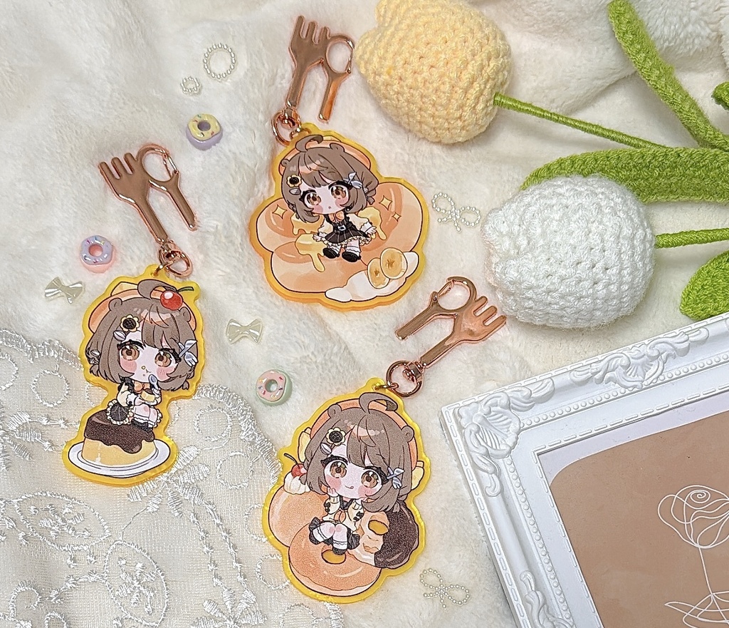 蜂宮むむ アクリルキーホルダー 全3種