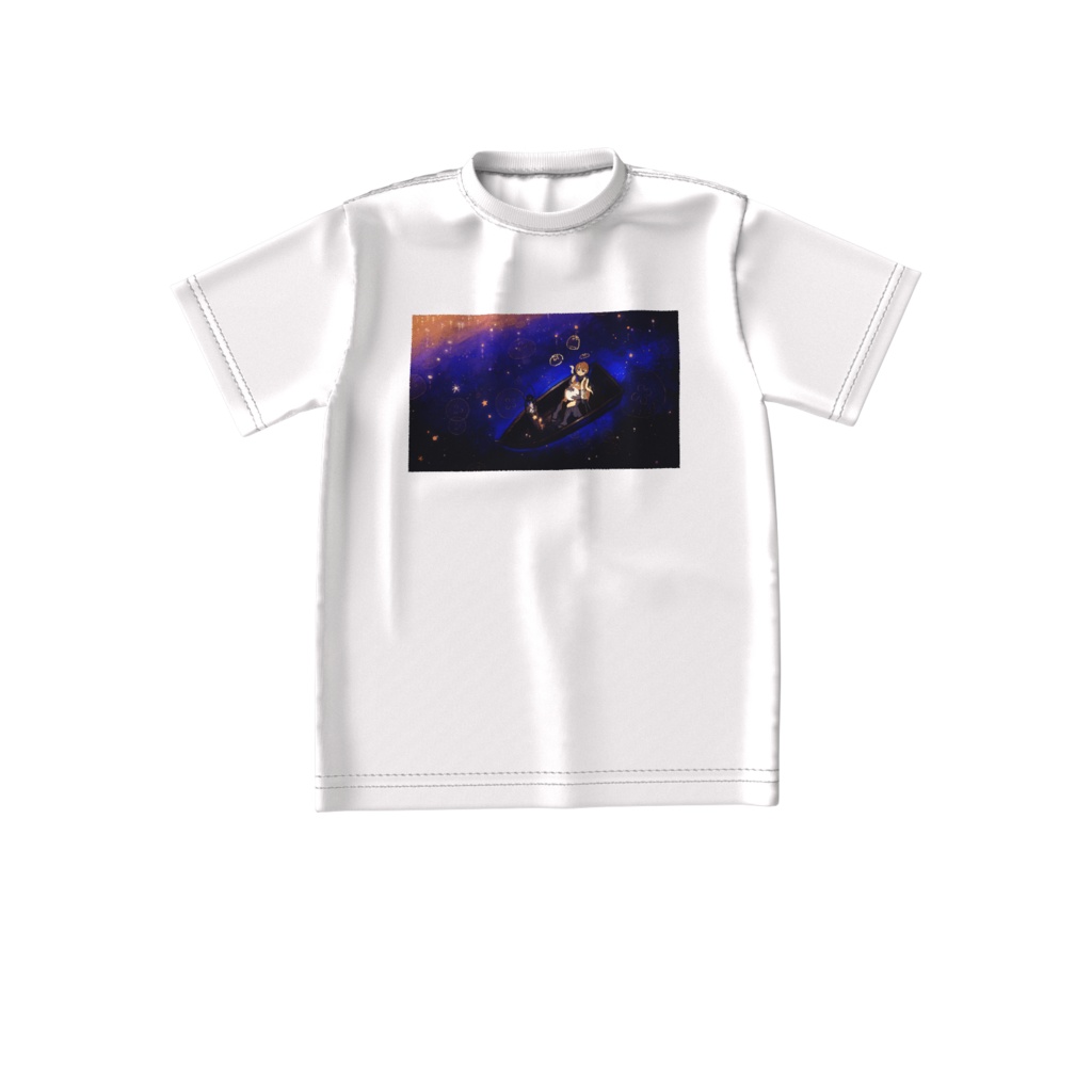 【いぬまにラジオ】ビッグシルエットTシャツ-白