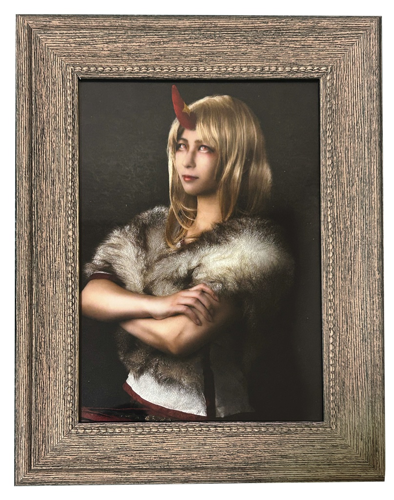 【東方】2L 星熊勇儀 額装ポートレイト