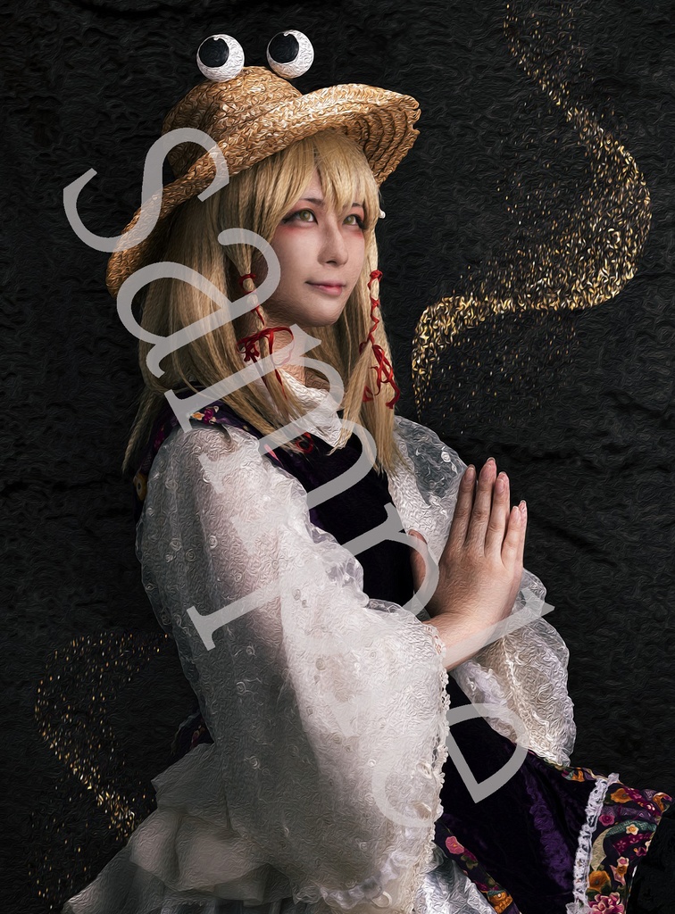 東方Project 洩矢諏訪子 コスプレ衣装 ウィッグ（東方Project