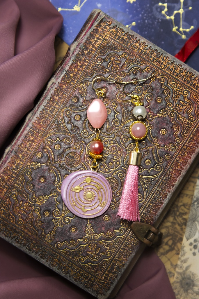 ヨレンタ概念イヤリング&ピアス 　一縷の星芒
