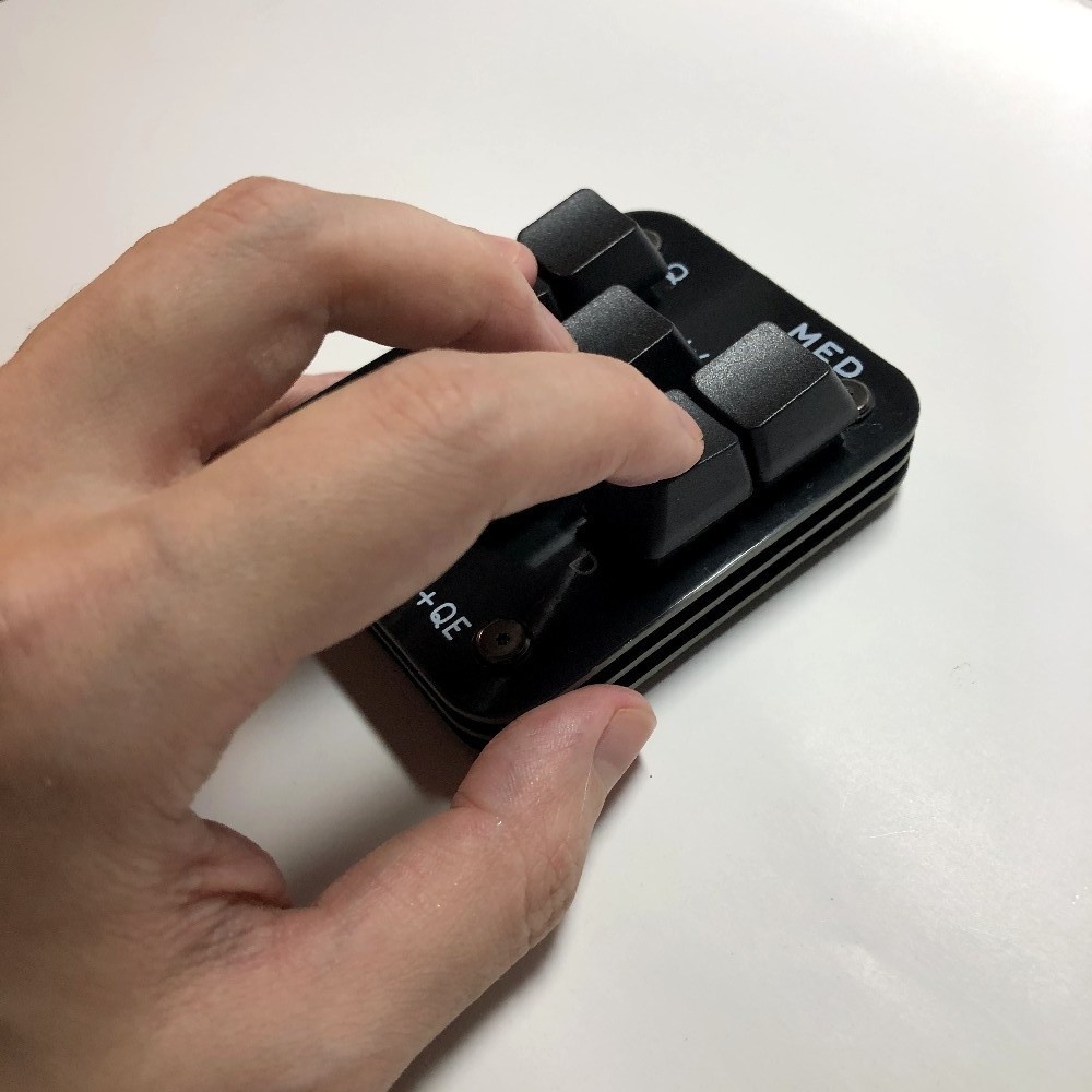 CrossWASD™+QE Keyboard