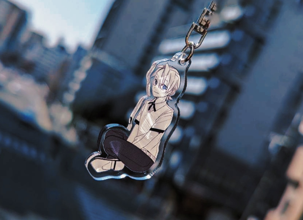 お座りアクキー・ステッカー【私死に】