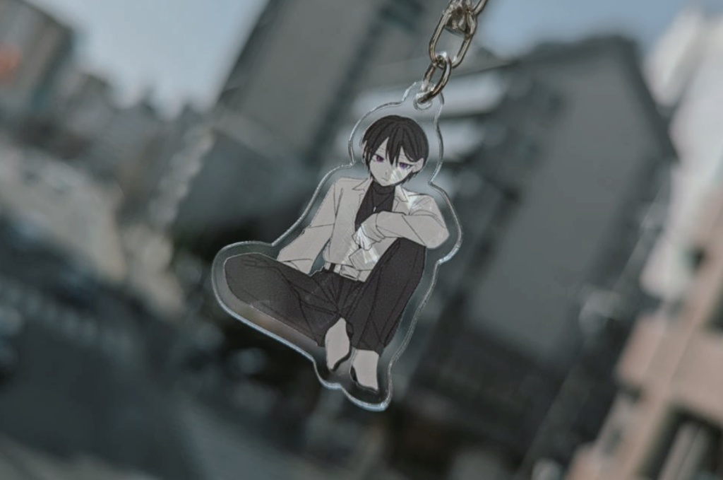 お座りアクキー・ステッカー【私死に】