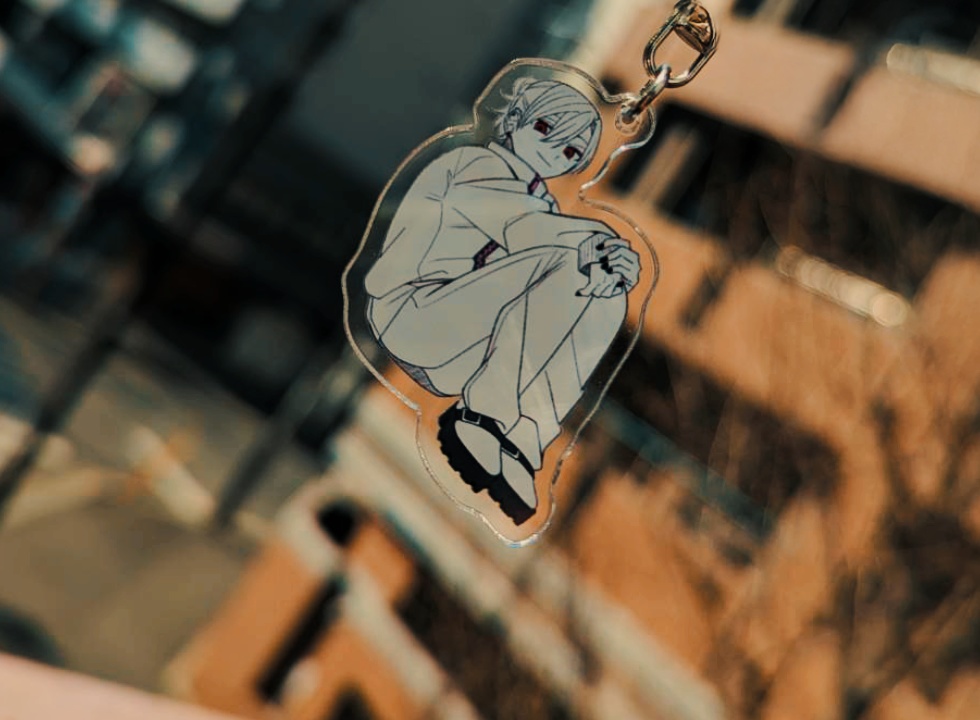 お座りアクキー・ステッカー【私死に】