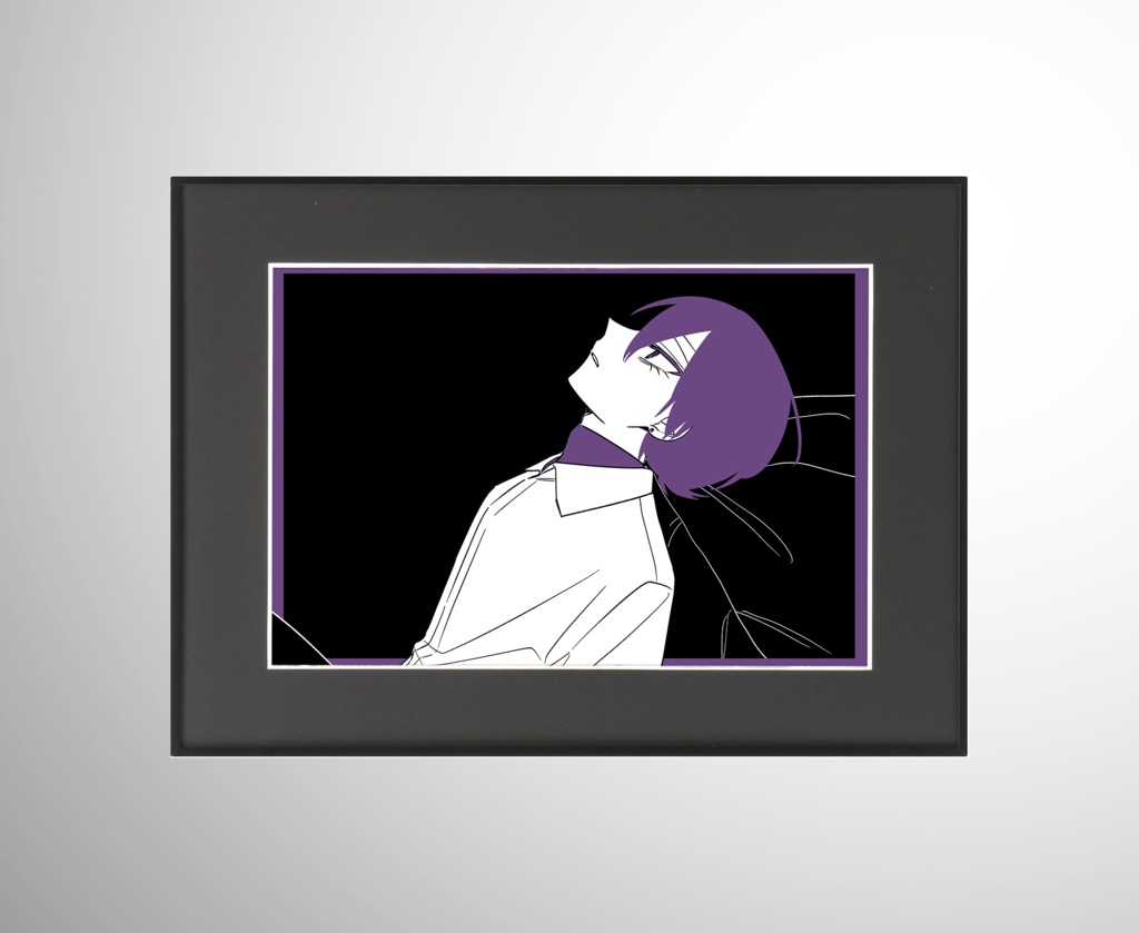 【送料無料】複製画【私が死ぬための乙女ゲーム】