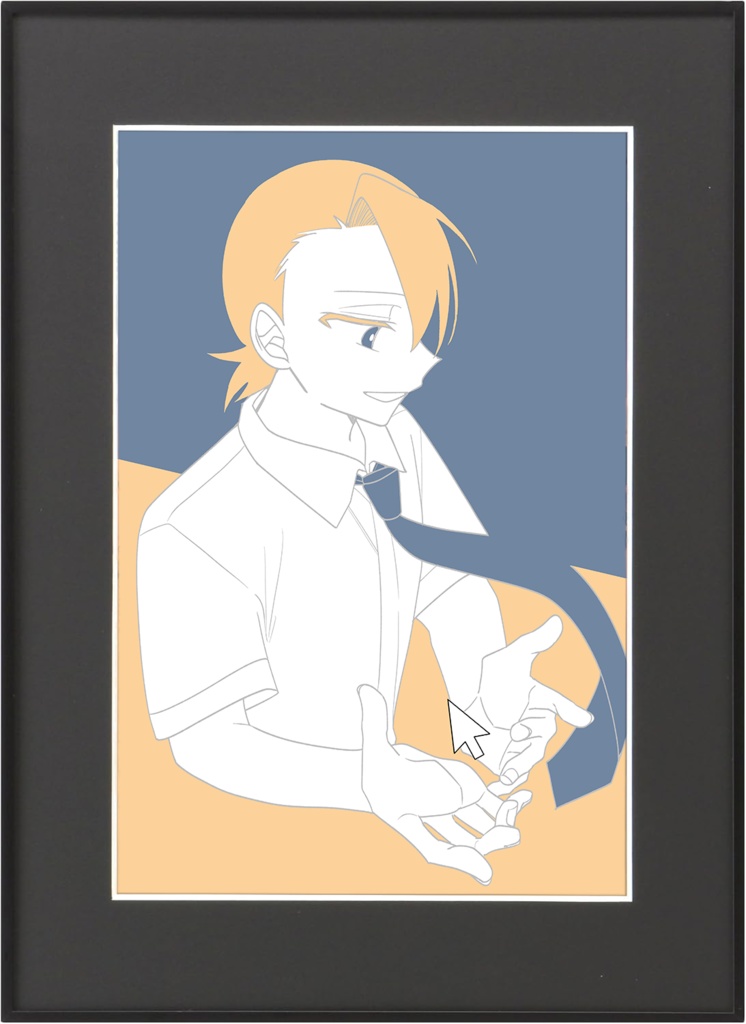 【送料無料】複製画【私が死ぬための乙女ゲーム】