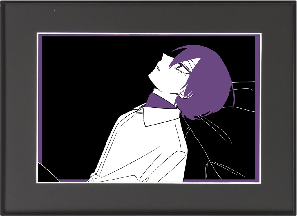 【送料無料】複製画【私が死ぬための乙女ゲーム】