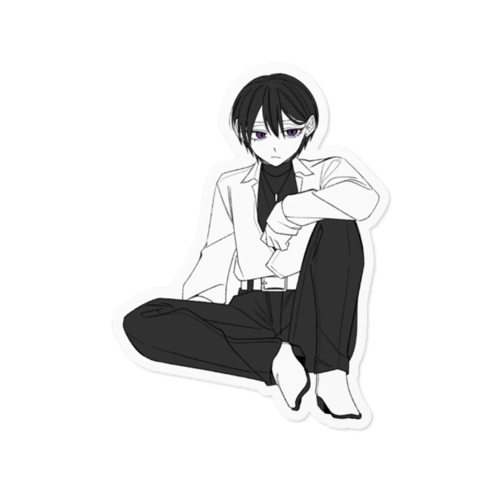 私死にステッカー(6種類)