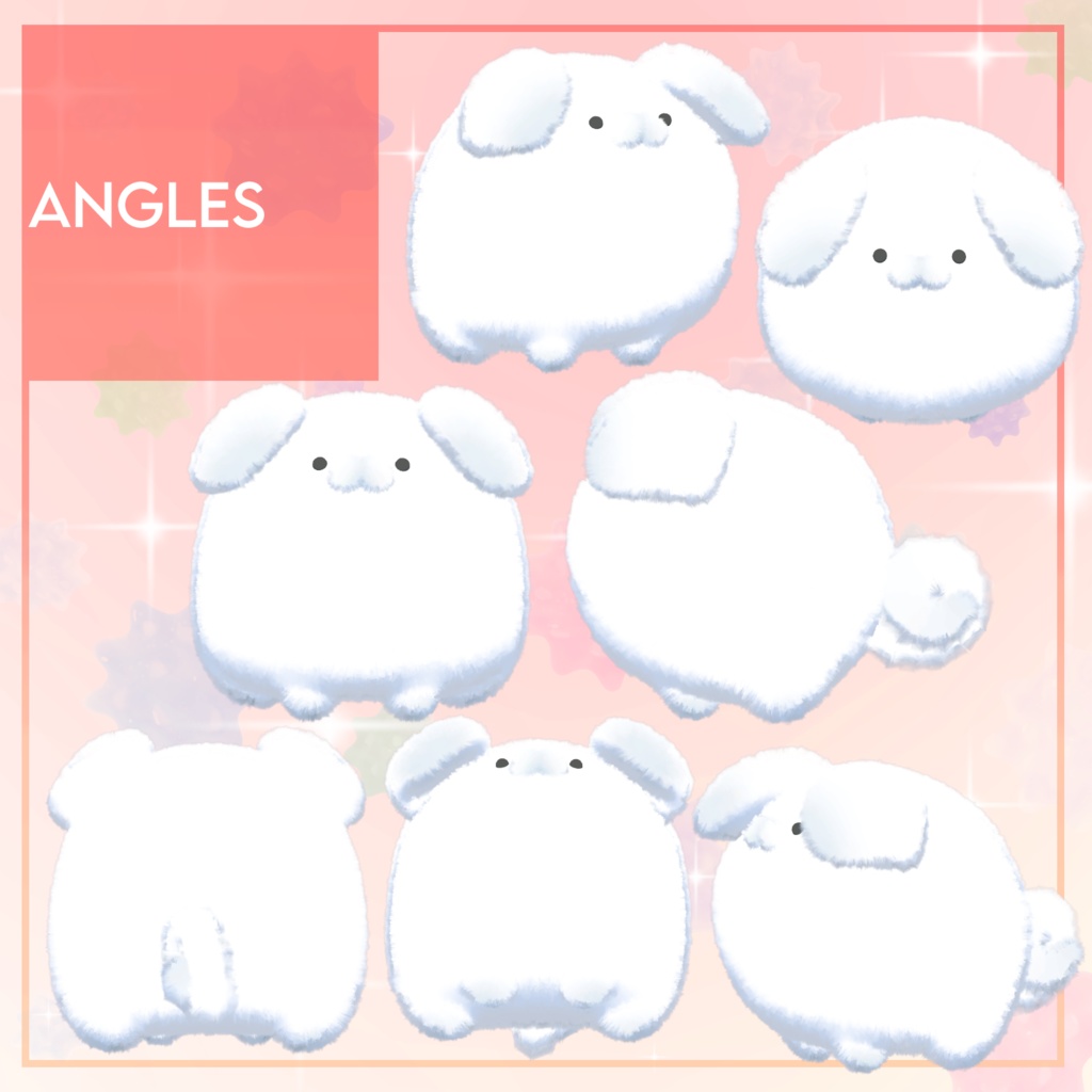 オリジナル3Dモデル「まるまるわんちゃん」