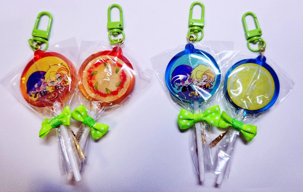 ベネカノ ロリポップ風アクリルキーホルダー