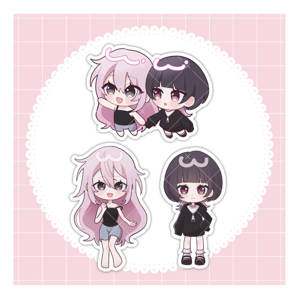 創作百合 ステッカーセット