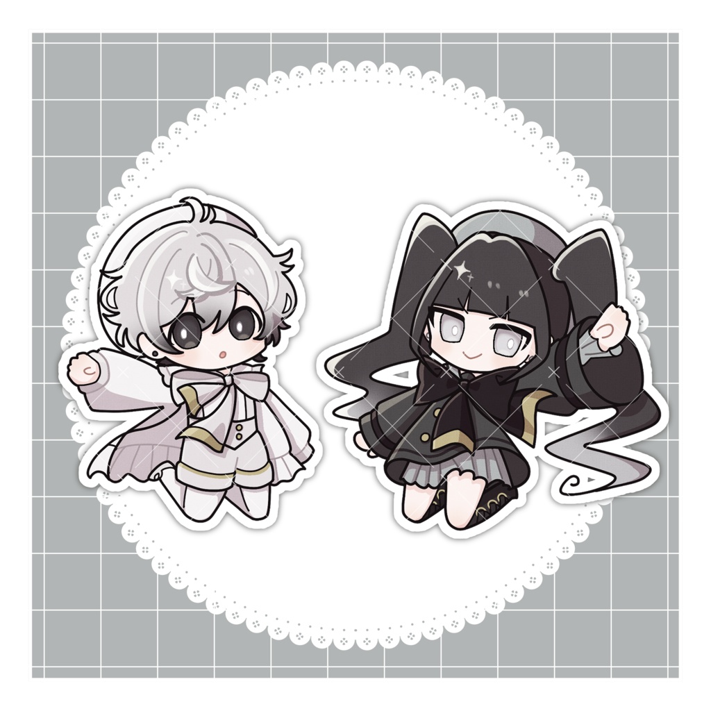 創作キャラ ステッカー