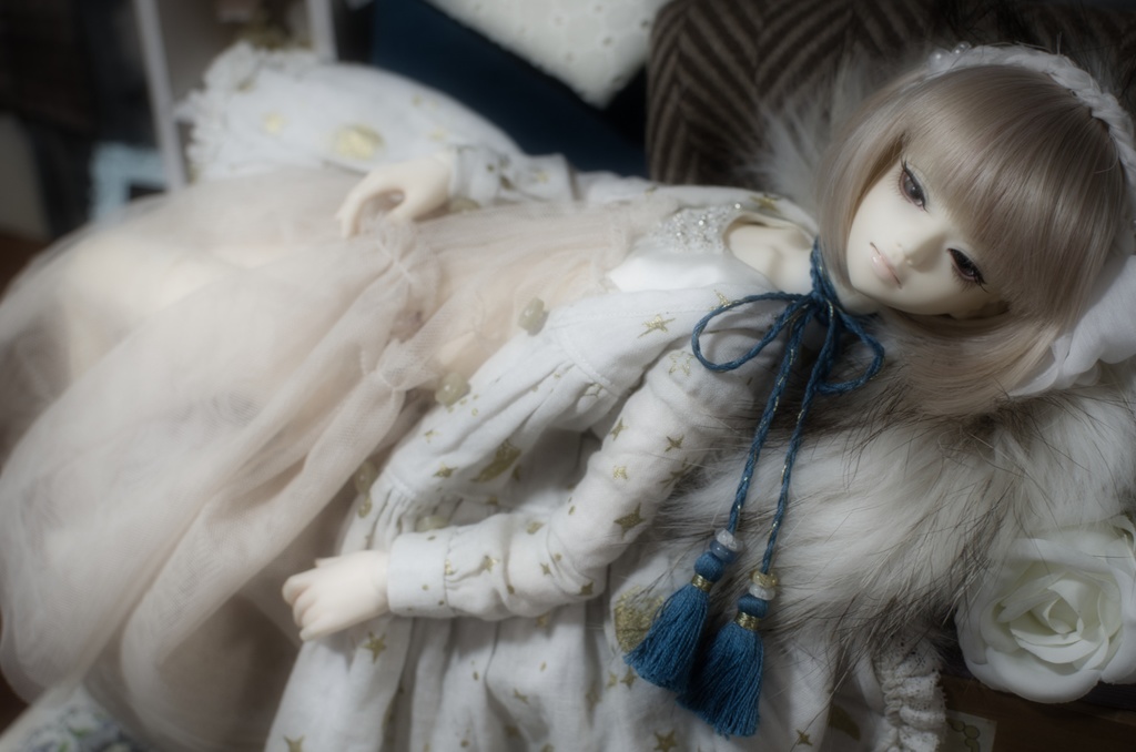 夜空ガーゼワンピースset