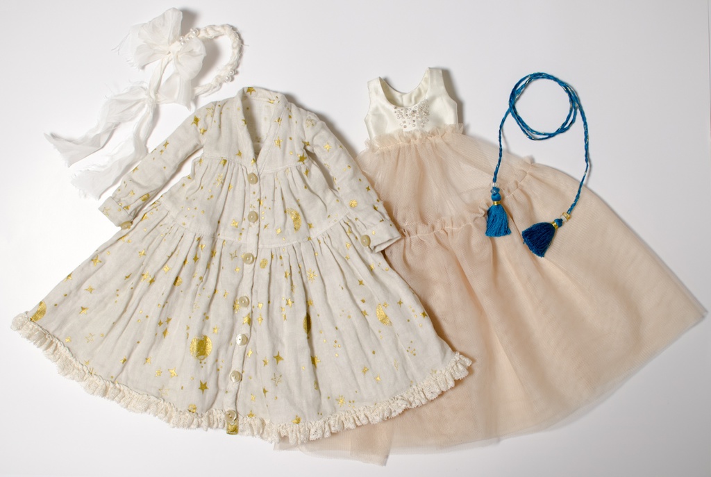 夜空ガーゼワンピースset