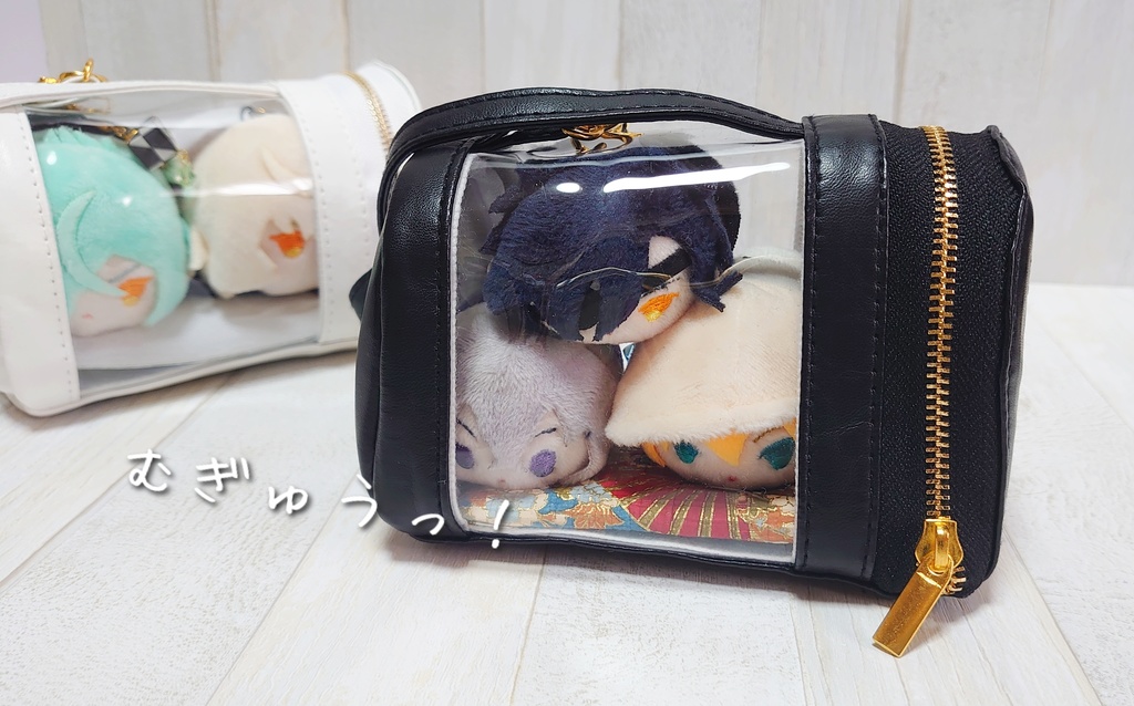 おでかけぬい ボストンクリアバッグ