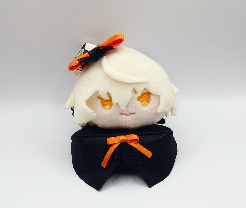あごのせ 黒マント オレンジ