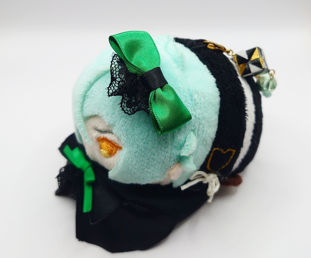 あごのせ 黒マント グリーン