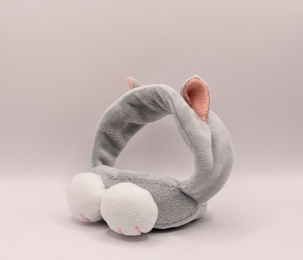 あごのせ にゃんこ グレー