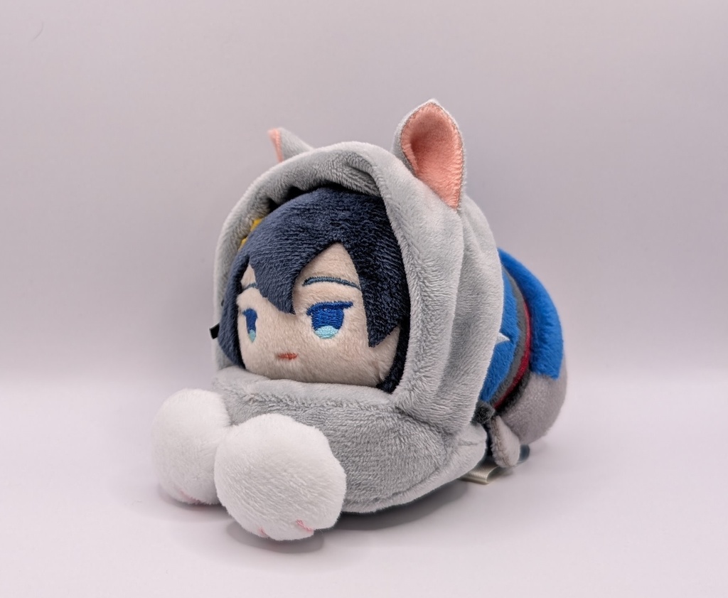 あごのせ にゃんこ グレー