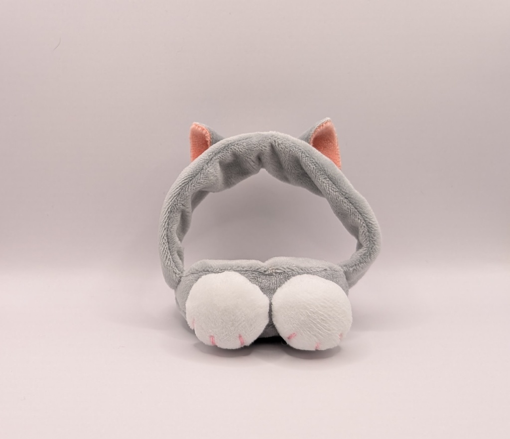 あごのせ にゃんこ グレー