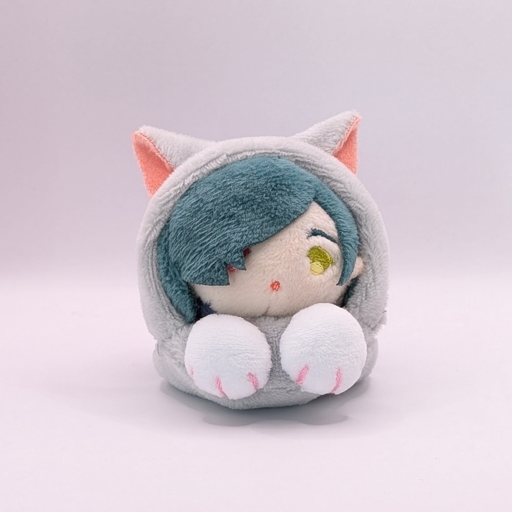 あごのせ こにゃんこ　グレー