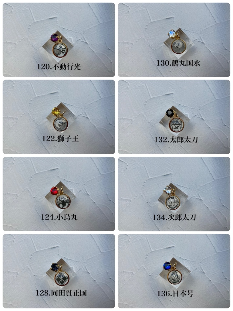 刀紋スクエア ピアス&イヤリング