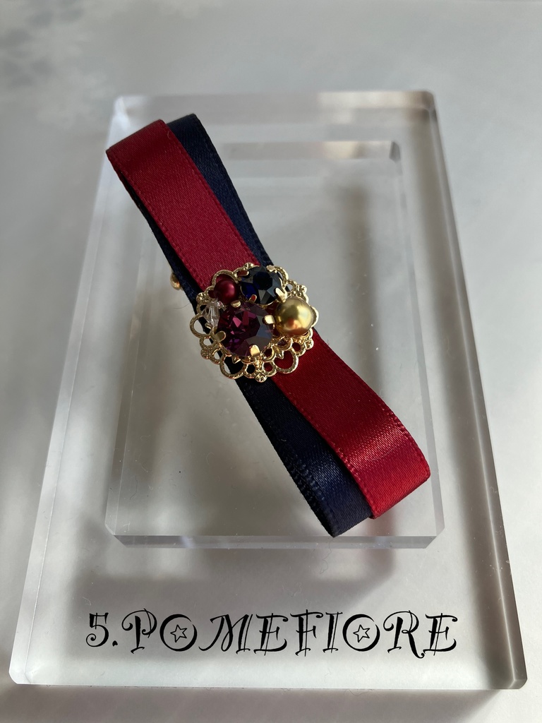 ツイステ風 寮イメージ ヘアクリップ