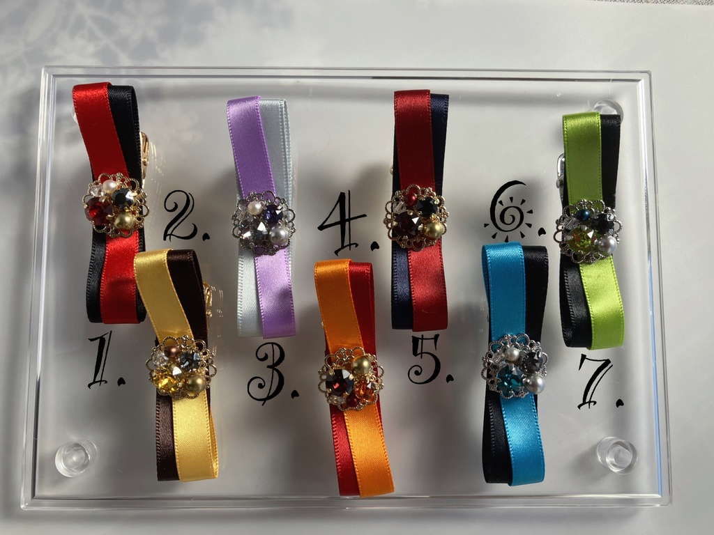 ツイステ風 寮イメージ ヘアクリップ