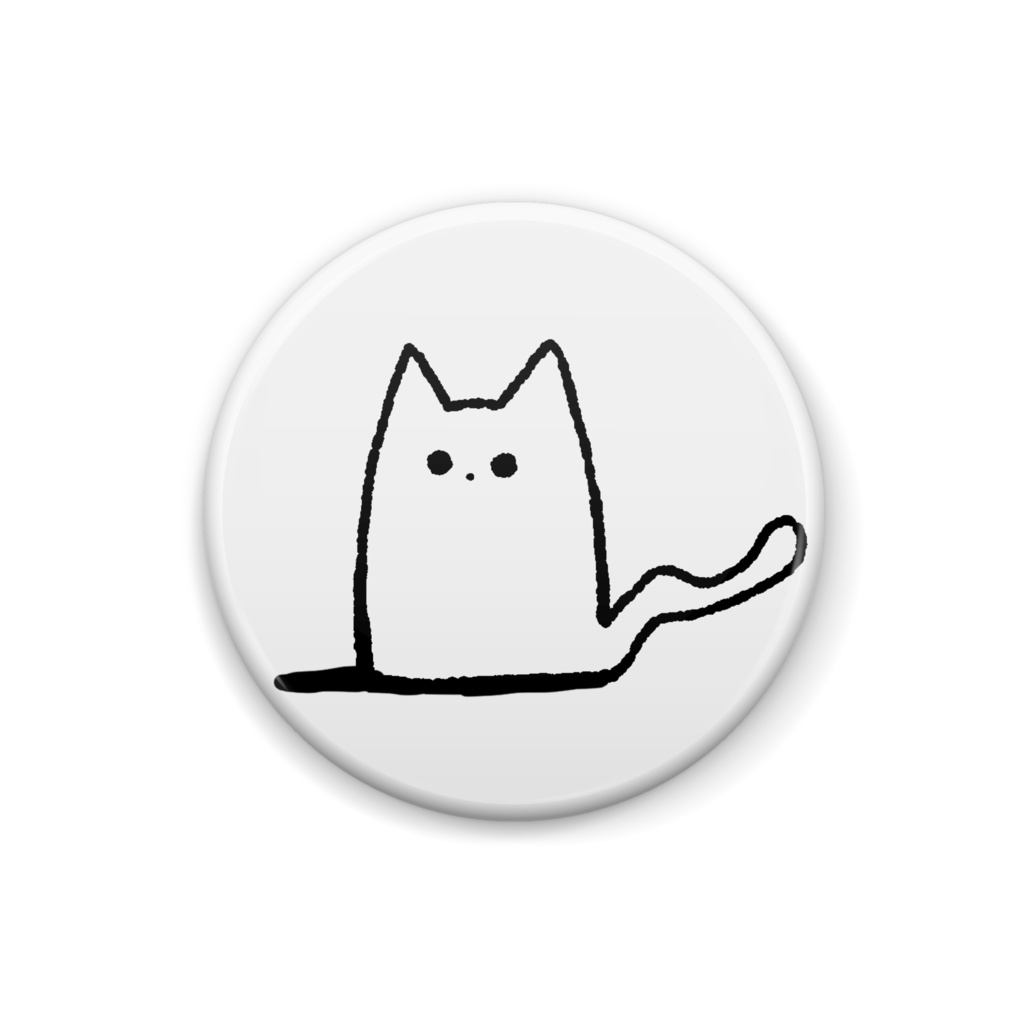 ねこっぽい缶バッジ