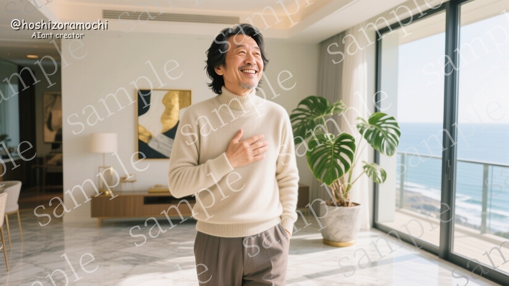 【AI画像素材】富と成功の世界観 - お金持ちをテーマにした10枚のプレミアム画像セット