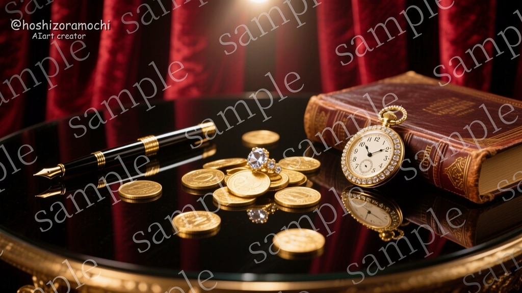 【AI画像素材】富と成功の世界観 - お金持ちをテーマにした10枚のプレミアム画像セット