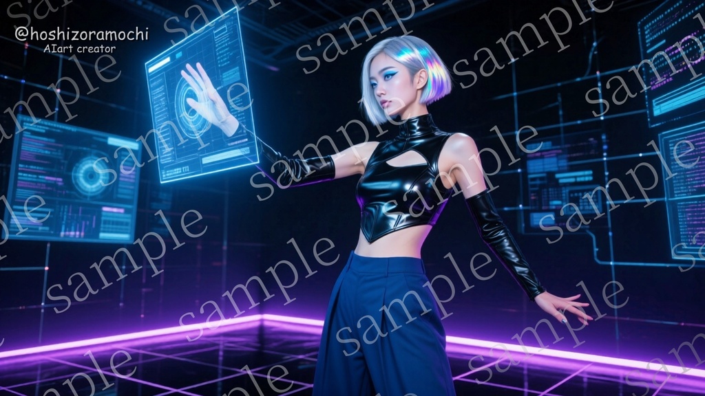 グラフィックデザインの世界で輝く女性たち|創造の現場を切り取った10枚の物語【AI画像素材集】