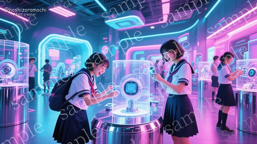 【商用利用可】視線を釘付けにする!広告・Webデザインを格上げするAIビジュアル素材集 vol.1(10枚セット)