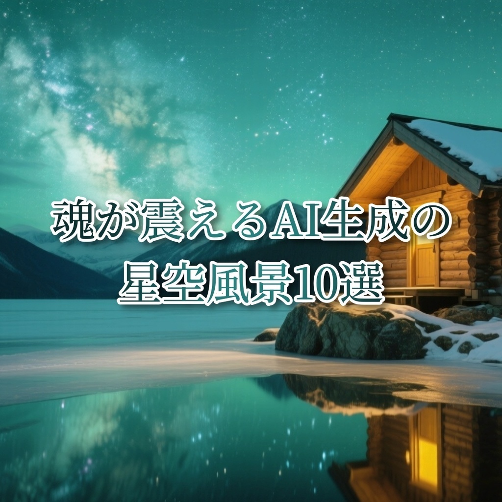 🌌 10 Scenes of Eternal Starlight - 永遠の星空風景10選 🌌 AIデジタルアートコレクション(商用利用可)