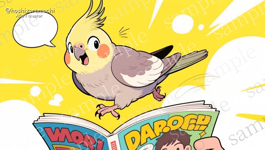 愛鳥家の心に響く!AIが描いた究極の推し鳥アート10選セット