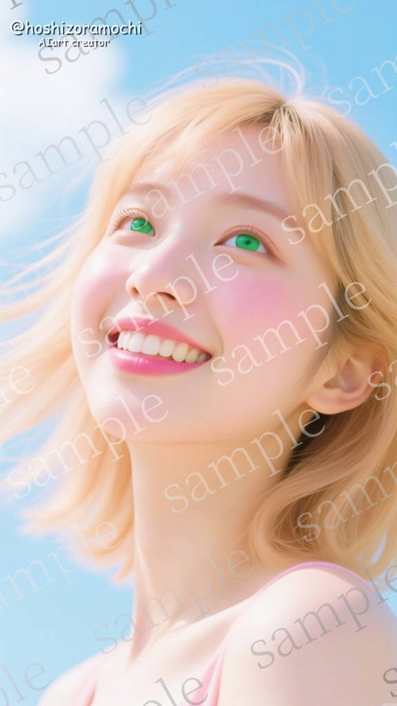 AI美女ポートレート集「10の表情、10の物語」── 女性の顔クローズアップ画像セット