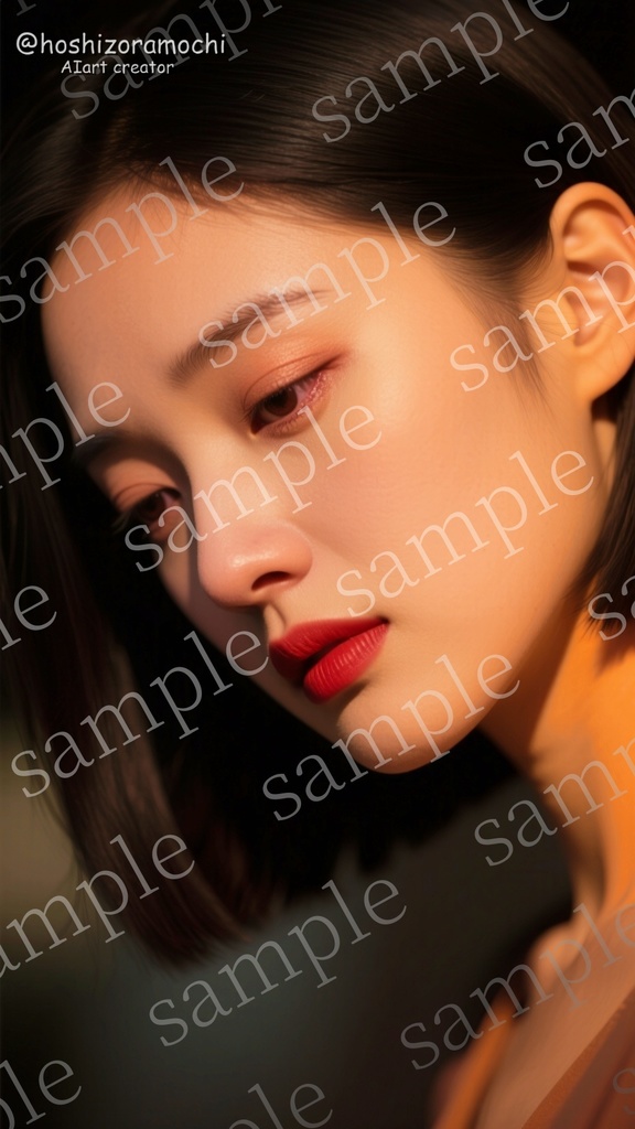 AI美女ポートレート集「10の表情、10の物語」── 女性の顔クローズアップ画像セット