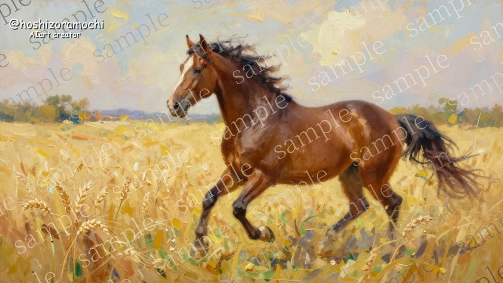 【2026年午年】AI生成 馬の画像素材30枚セット〜10スタイルで描く駿馬コレクション〜