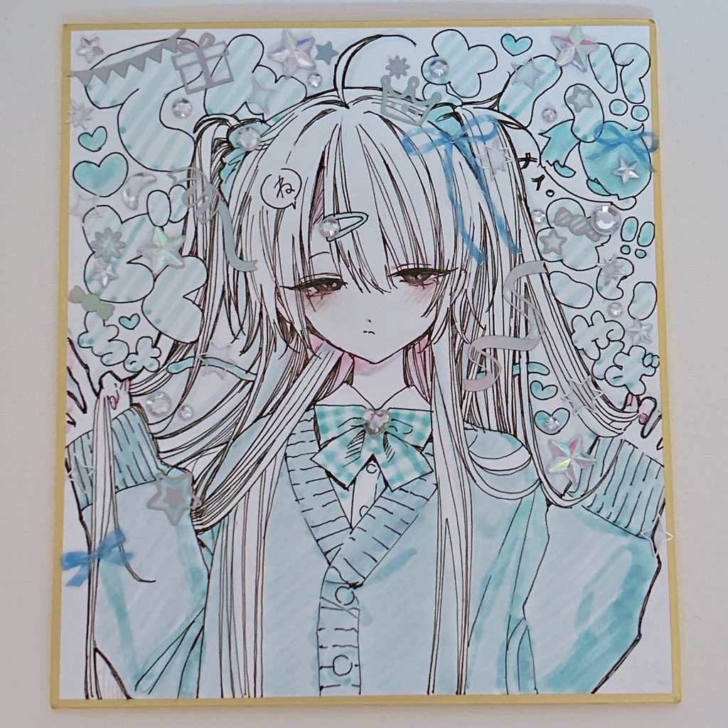直筆色紙001