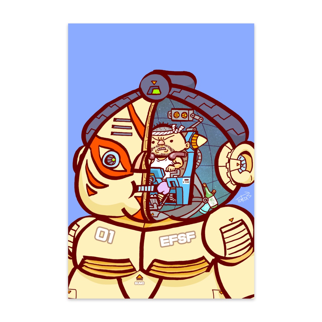 スモウロボ・ポストカード