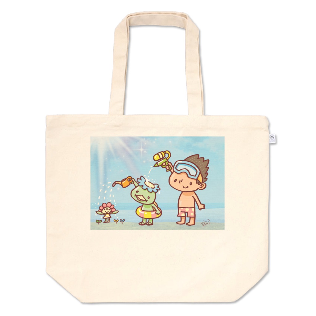 水分ほきゅー トートバッグ