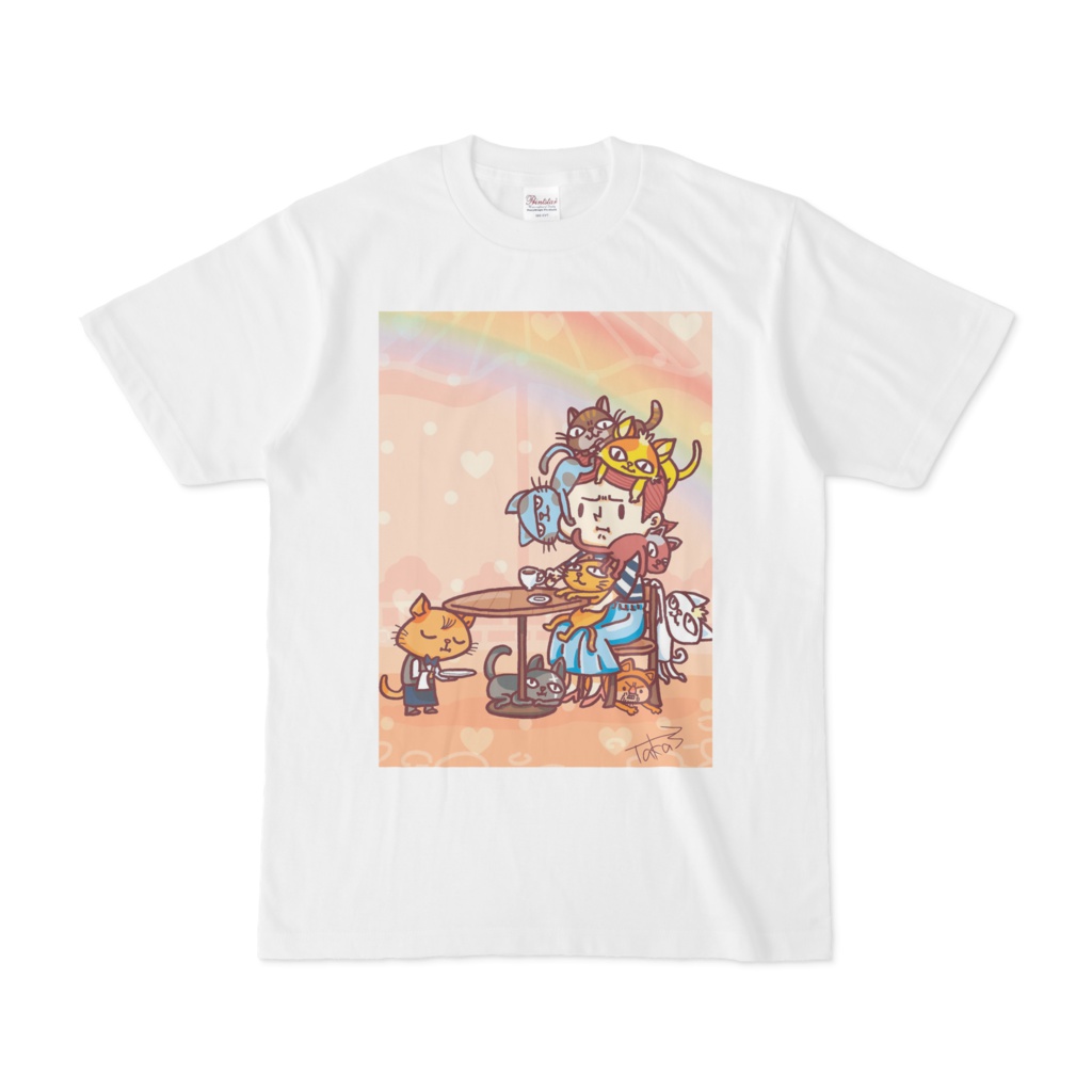 ネコカフェ Tシャツ