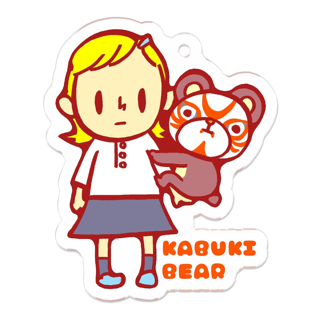 ヌイグルミ&ガール・キーホルダー