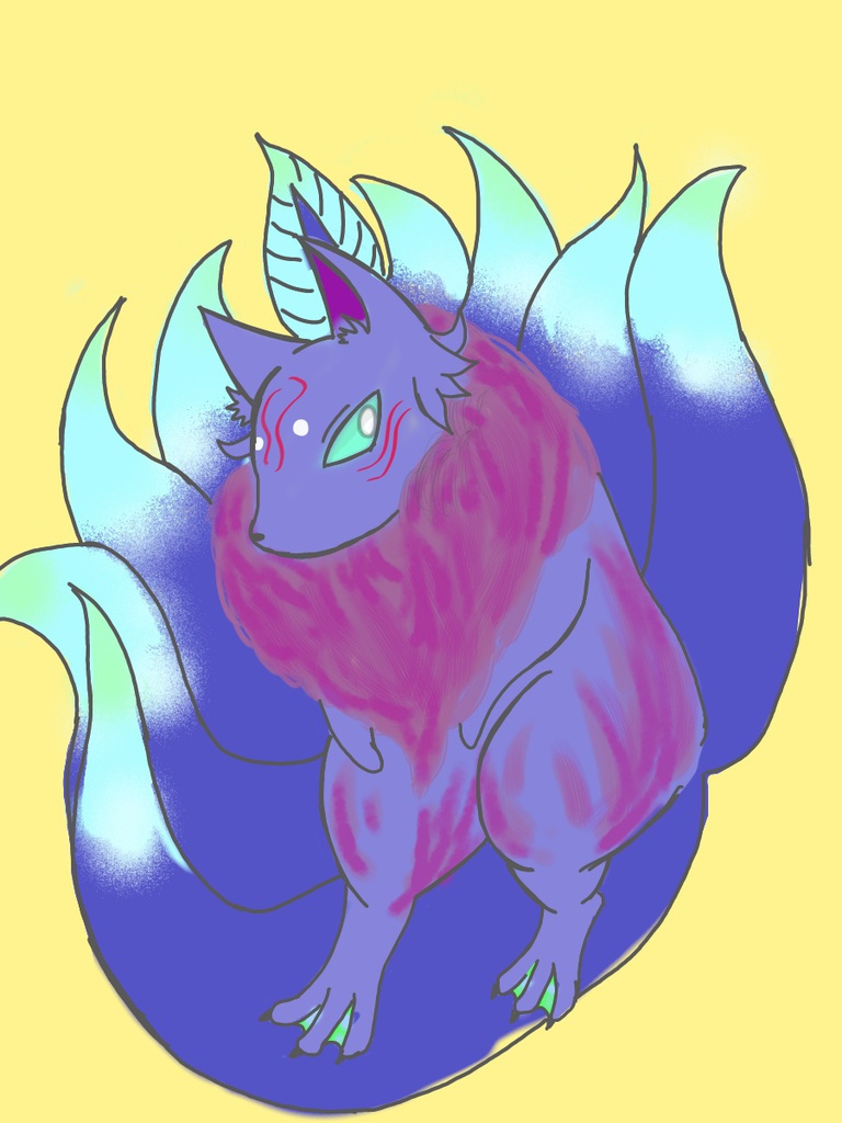 水狐ちゃんのぷぷぷぷマステ