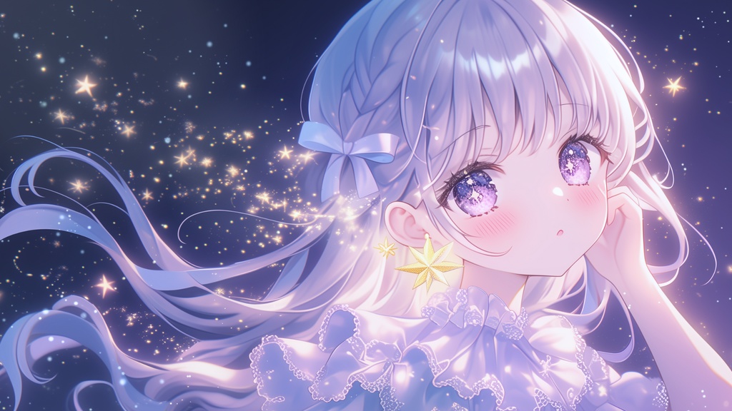 流れ星のみみかざり🌟|Earrings from a Shooting Star