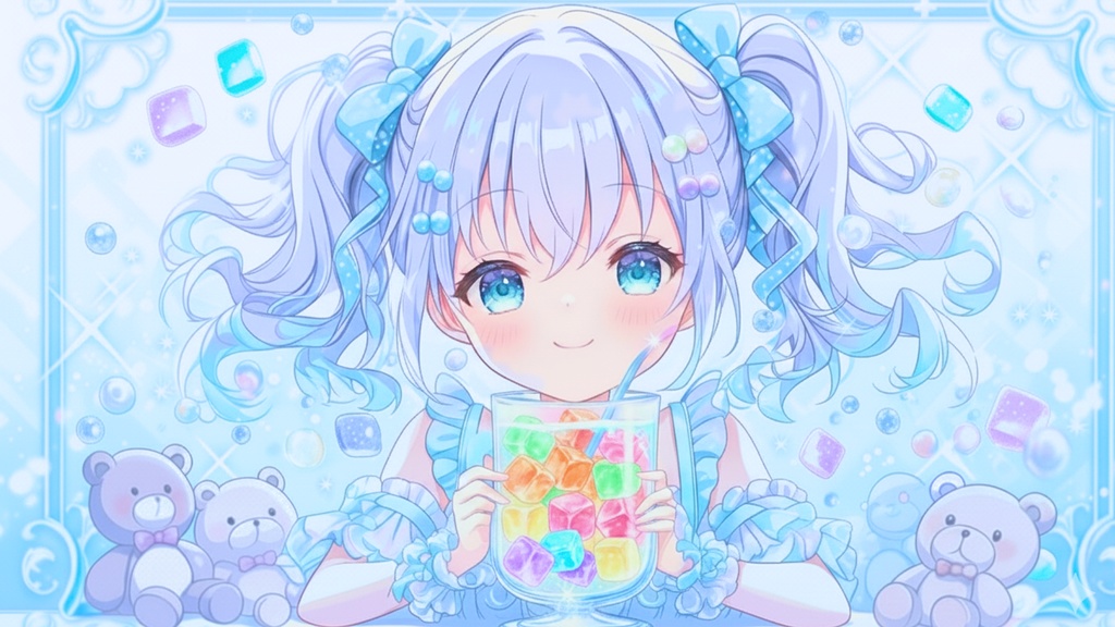 虹色ゼリーソーダ|Rainbow Jelly Soda